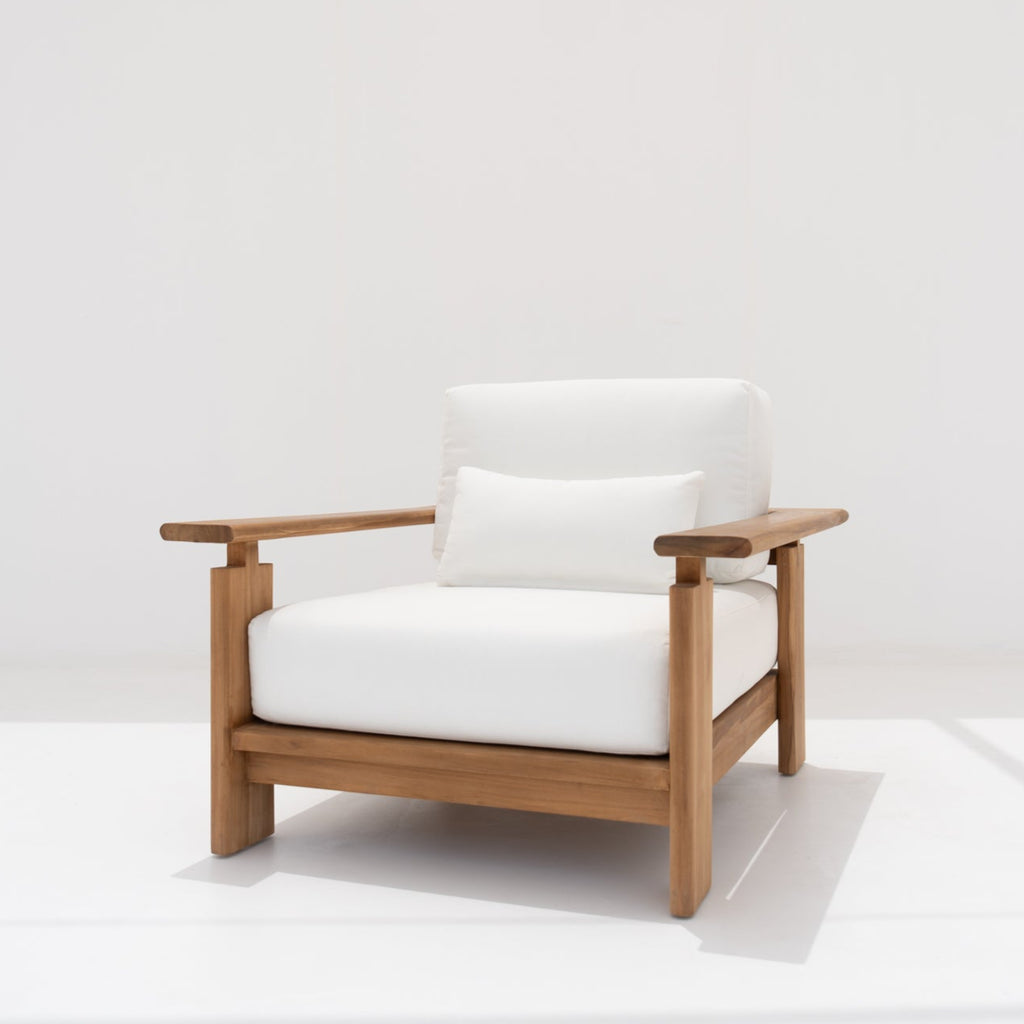 Mykonos Teak Single Seater Side view