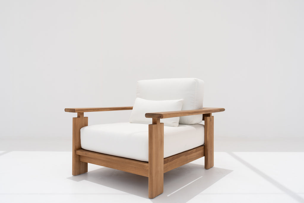 Mykonos Teak Single Seater Side view