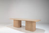 Mysa Oak Dining Table Perspective View 1