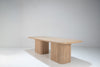Mysa Oak Dining Table Perspective View 2