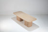 Mysa Oak Dining Table Perspective View 3