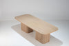 Mysa Oak Dining Table Perspective View 4