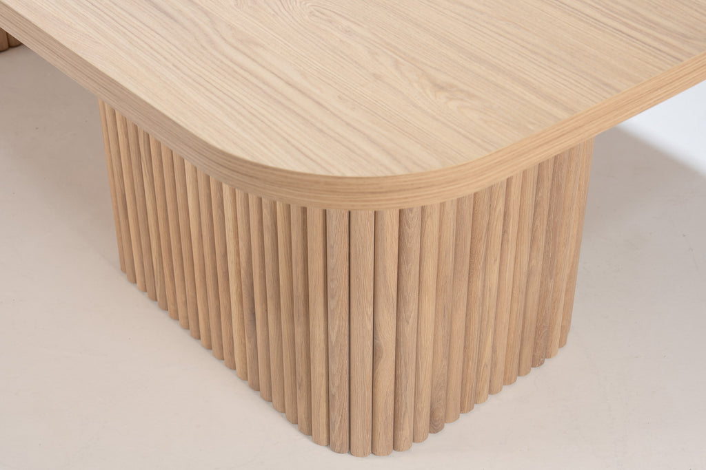 Mysa Oak Dining Table Perspective View 8
