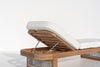 Naxos Teak Lounger Back view
