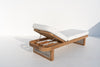 Naxos Teak Lounger Back view 3