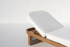 Naxos Teak Lounger Back view 6