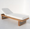 Naxos Teak Lounger Side view