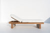 Naxos Teak Lounger Side view 5