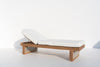 Naxos Teak Lounger Side view 6