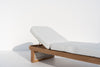 Naxos Teak Lounger Side view 9
