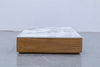 Neo Calacutta Marble & Teak Coffee Table