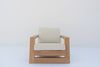Newport Firepit Lounge Chair Front View 2