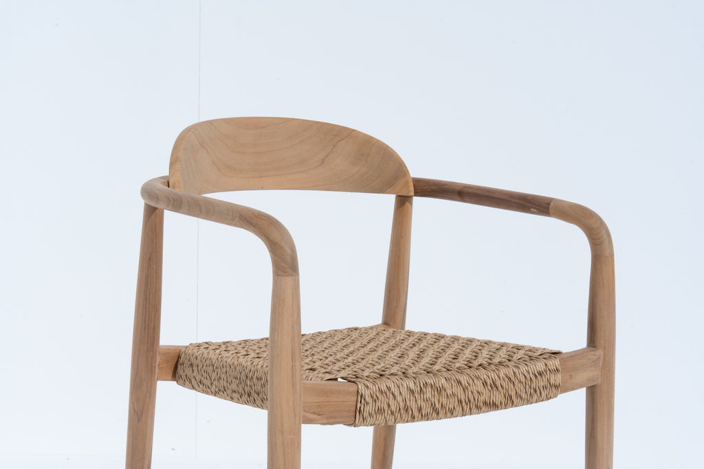 Noa Teak Woven Chair 2