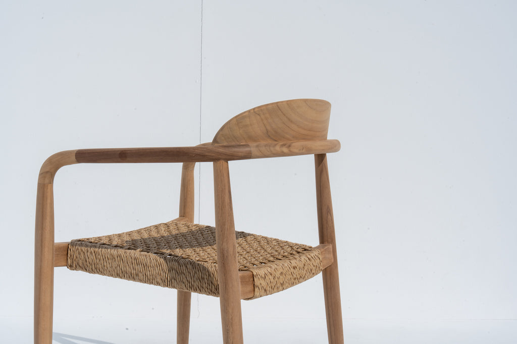 Noa Teak Woven Chair 4