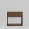 Nord Walnut Bedside Table Front View 1