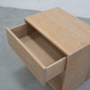 Nord White Oak Bedside Table Side view 10