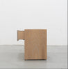 Nord White Oak Bedside Table Side view 11