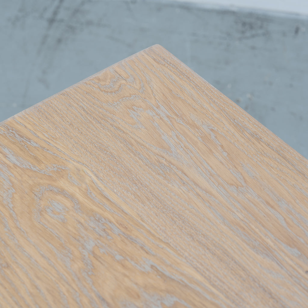 Nord White Oak Bedside Table Side view 8
