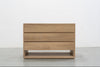Nordic Oak Chest of Drawers Front View 1
