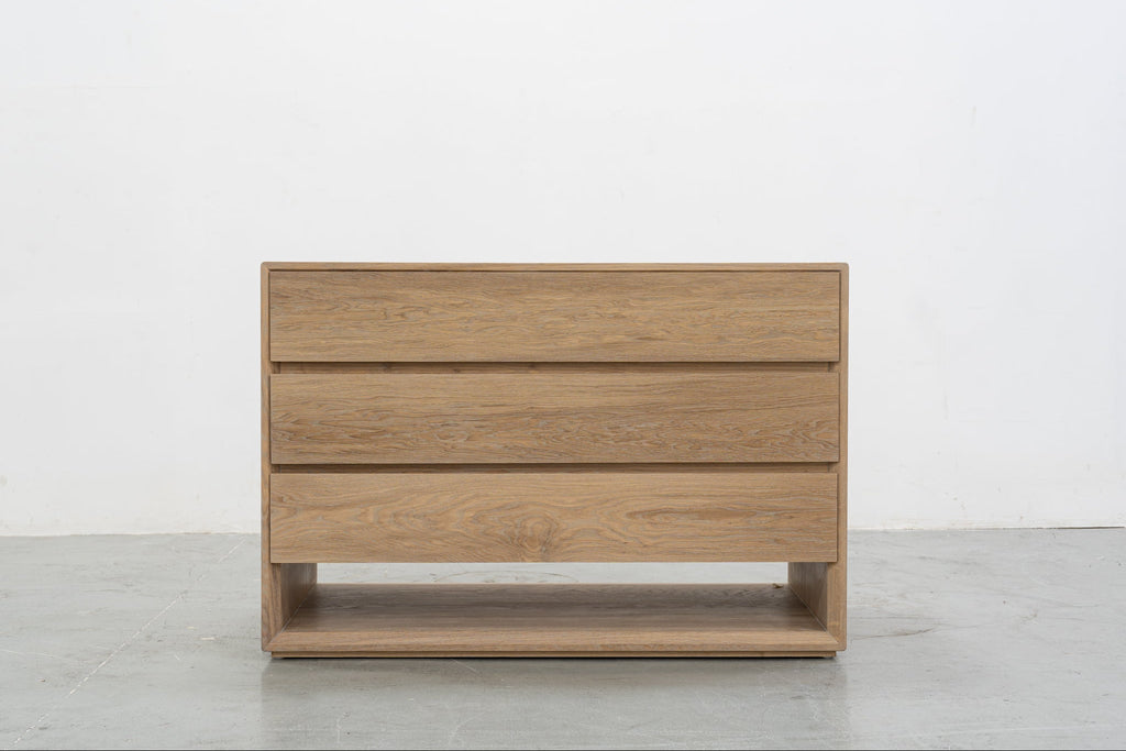 Nordic Oak Chest of Drawers Front View 1