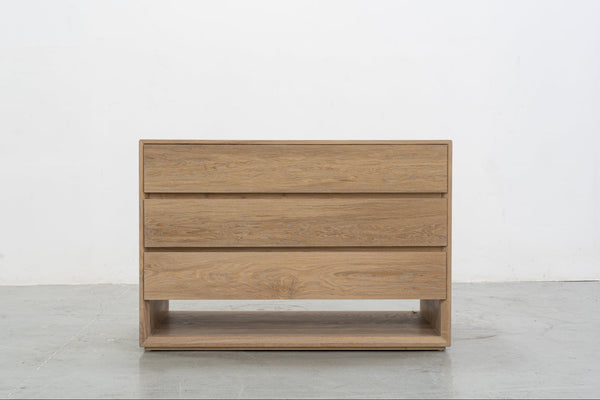 Nordic Oak Chest of Drawers Front View 1