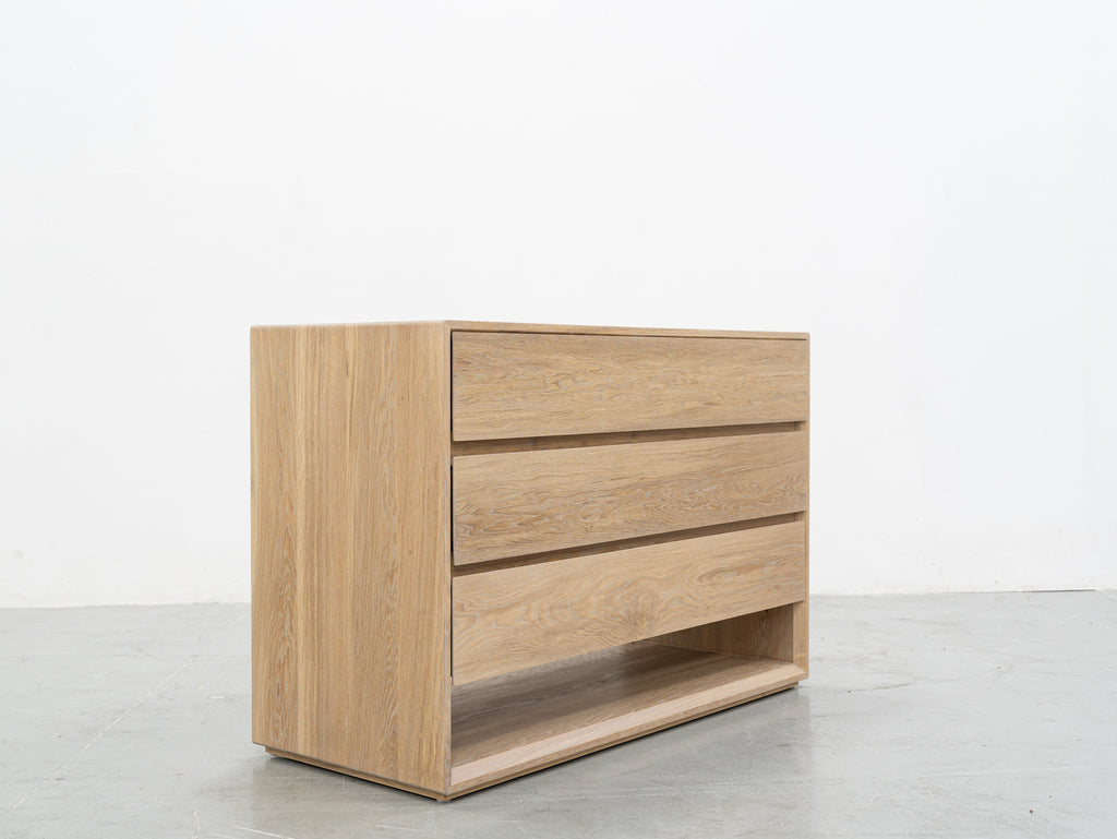 Nordic Oak Chest of Drawers Perspective View 2