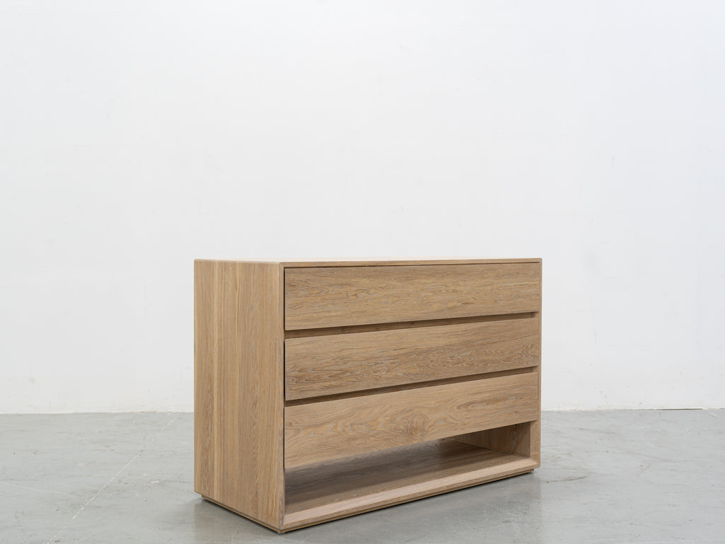 Nordic Oak Chest of Drawers Perspective View 3