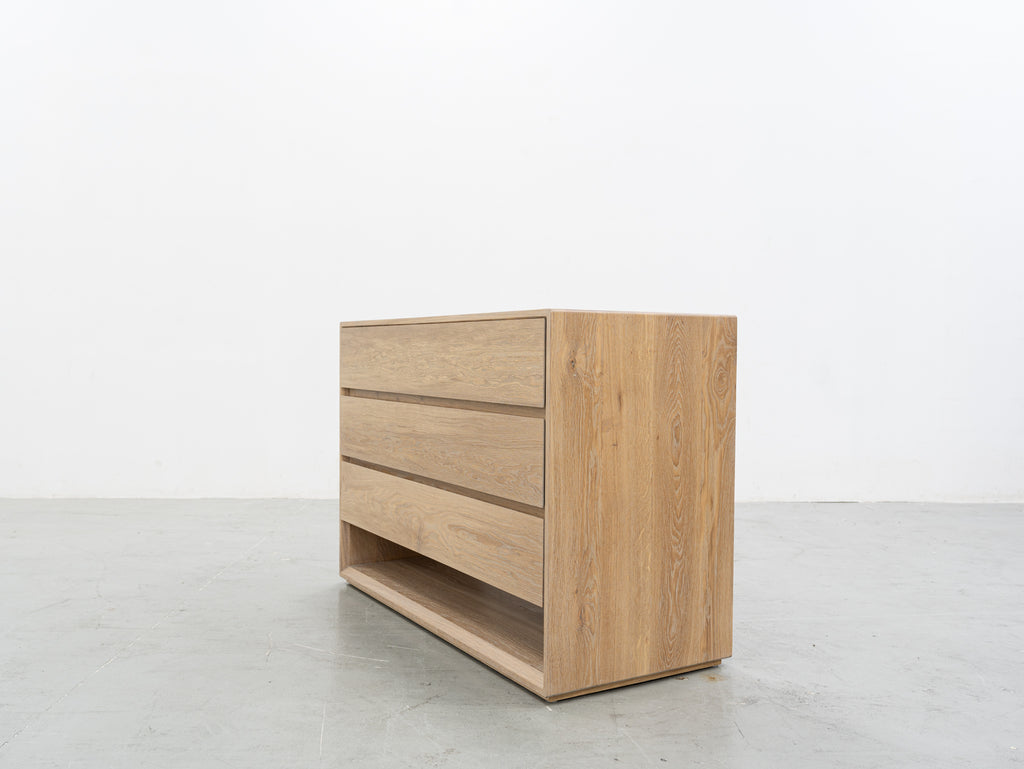 Nordic Oak Chest of Drawers Perspective View 5