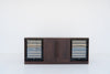 Nordvik Walnut Wine Cabinet Front Perspective View 2