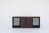 Nordvik Walnut Wine Cabinet Front Perspective View 4