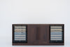 Nordvik Walnut Wine Cabinet Front Perspective View 8