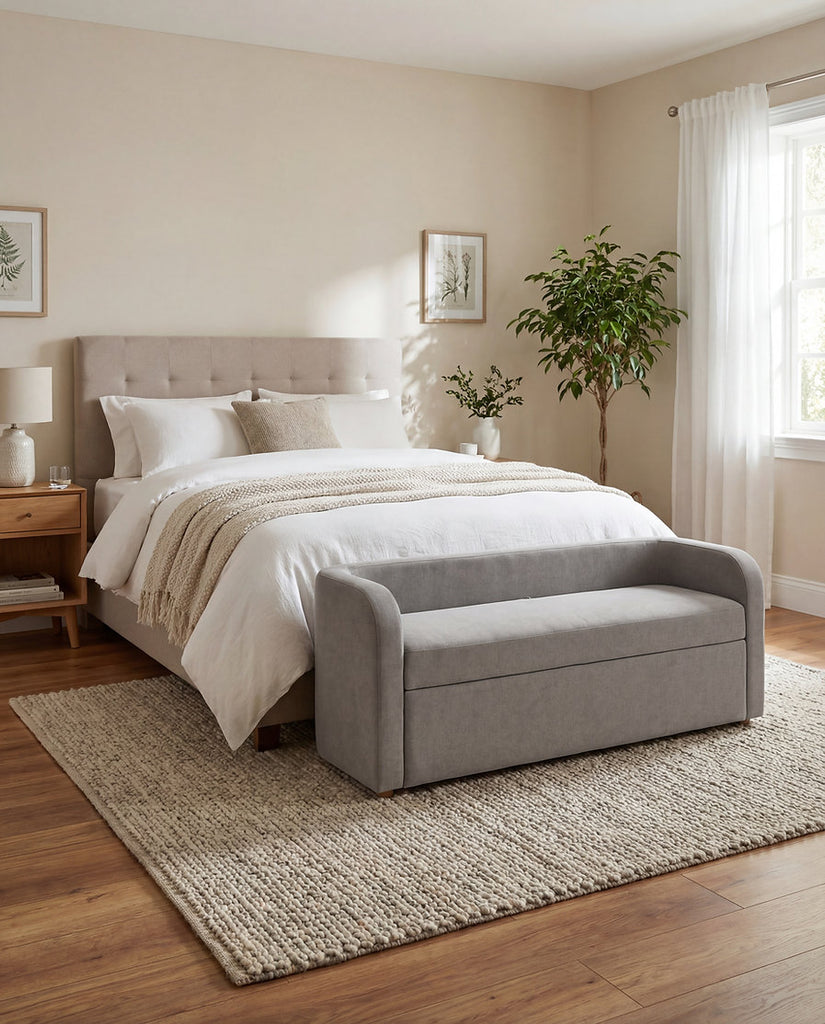 Norr End Of Bed Storage Bench Indoor View 3