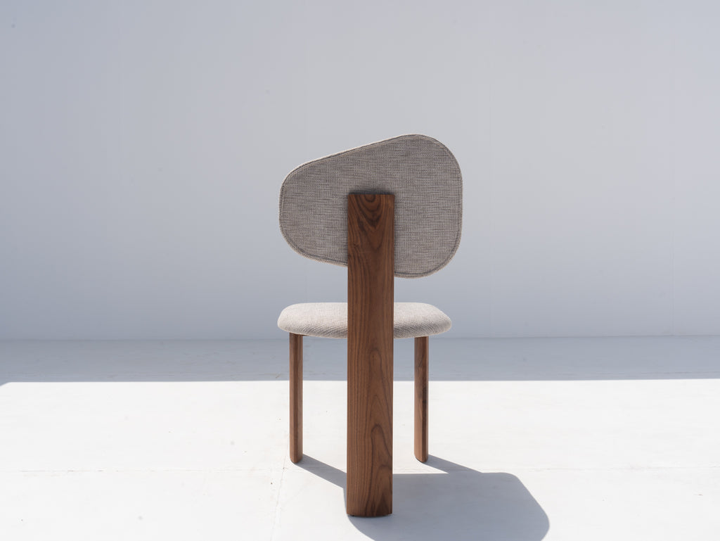 Nova Walnut Dining Chair Back view