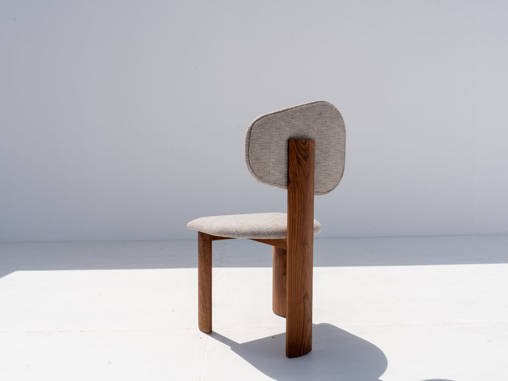 Nova Walnut Dining Chair Back view 2
