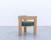 Oak Curved Chair Back view
