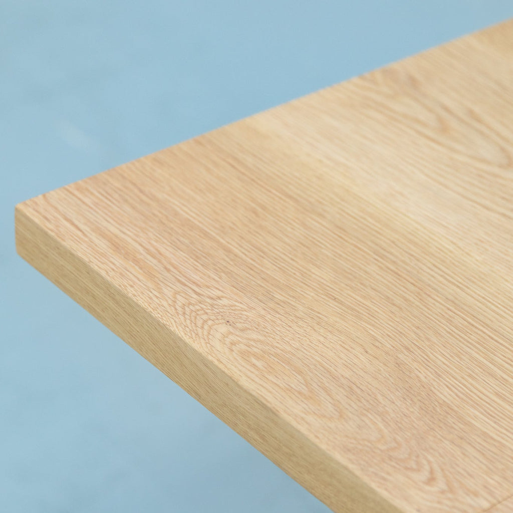 Oak Extendable Dining Table Detailed Top Texture View 3