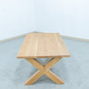 Oak Extendable Dining Table Perspective View 5