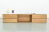 Oak Wood TV Cabinet Front view