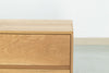 Oak Wood TV Cabinet Side view