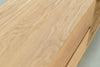 Oak Wood TV Cabinet Side view