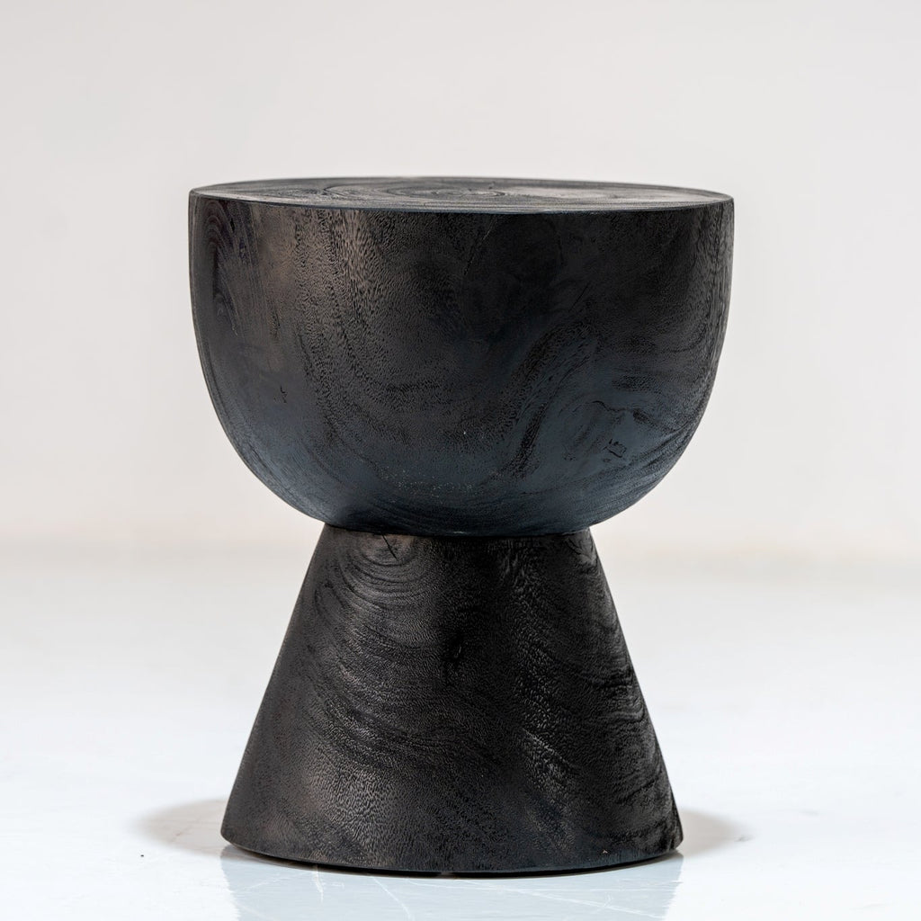 Obsidian Side Table Front Perspective View 2
