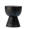 Obsidian Side Table White Background View