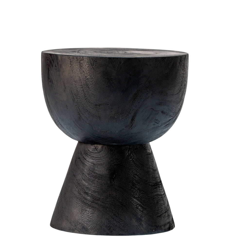 Obsidian Side Table White Background View