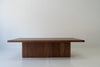Opus Walnut Dining Table Front View 1