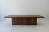 Opus Walnut Dining Table Front View 2