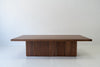 Opus Walnut Dining Table Front View 3