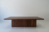 Opus Walnut Dining Table Front View 4