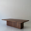 Opus Walnut Dining Table Perspective View 1