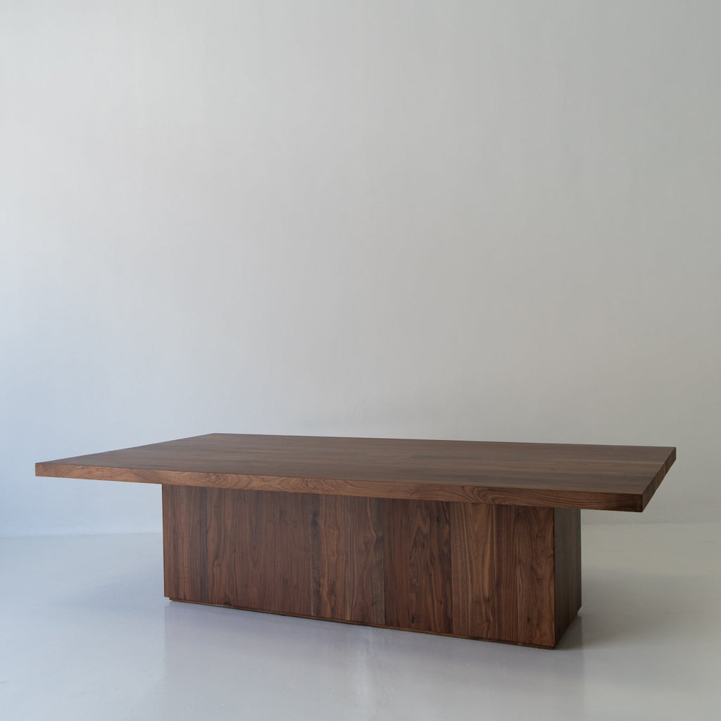 Opus Walnut Dining Table Perspective View 4