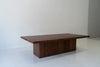 Opus Walnut Dining Table Perspective View 8